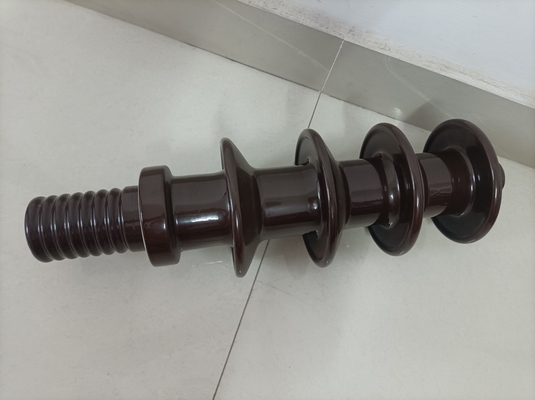 De Transformatorporselein die van DIN 30NF250 Bruine Verglaasde 485MM Hoogte ringen