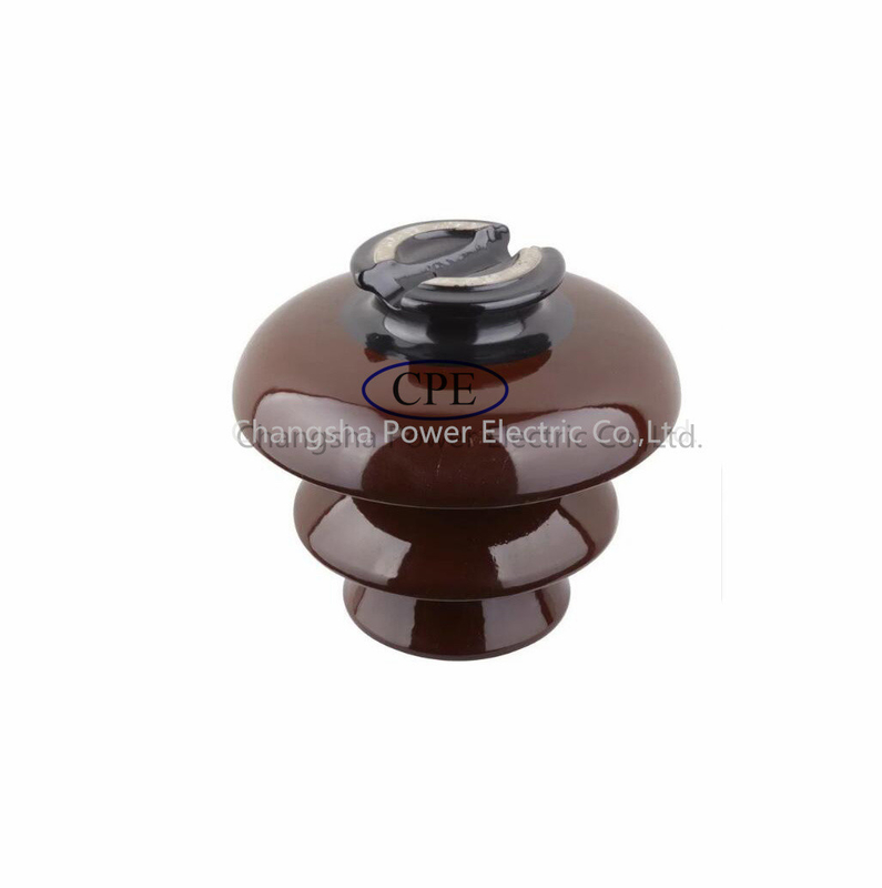 11kv de semi Beschikbare Bruine Kleur van Pin Type Porcelain Insulator Oem