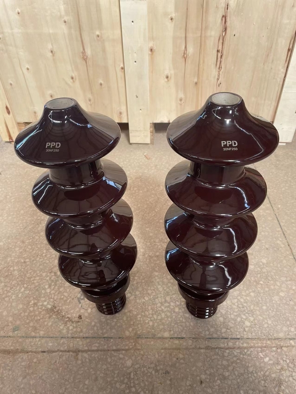 OEM DIN 30NF250 Transformatorporselein die Heldere Verglaasd Bruin ringen